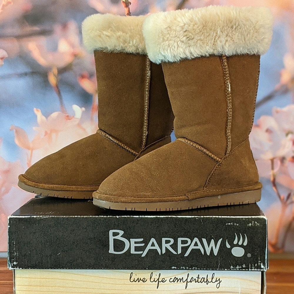 BearPaw Marissa Hickory 1208 Brown Winter Boot